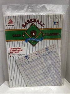 Avery Baseball Card Tracker Binder Pages #85031 - Picture 1 of 2