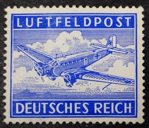 📮Germany Reich 1942 WWII Military Air Post Junkers 52 Transport Sc#MC1 MLHOG VF - Picture 1 of 2