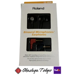 Roland CS-10EM Binaural Microphone Earphone Used From Japan - Picture 1 of 7