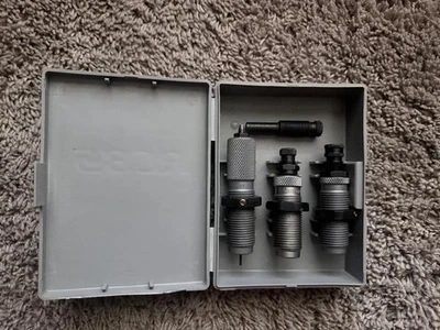 RCBS 20515 3-Die Carbide Taper Crimp Set for 9MM Luger/9x21/9x23 - Image 1 of 2