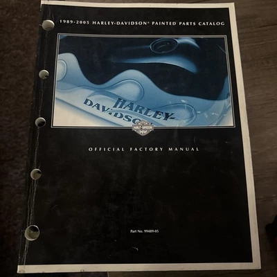 Catálogo de piezas pintadas Harley Davidson 1989-2005  Foto 1 de 2