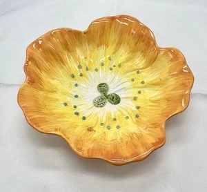 Vintage Schale "Summer Mum" gelb Blumenform von Maxcera / Design im Ruhestand - Bild 1 von 4