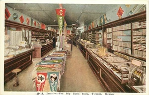 20er Jahre Tijuana Mexiko Interieur Big Curio CO Besetzung Postkarte 25- - Bild 1 von 2