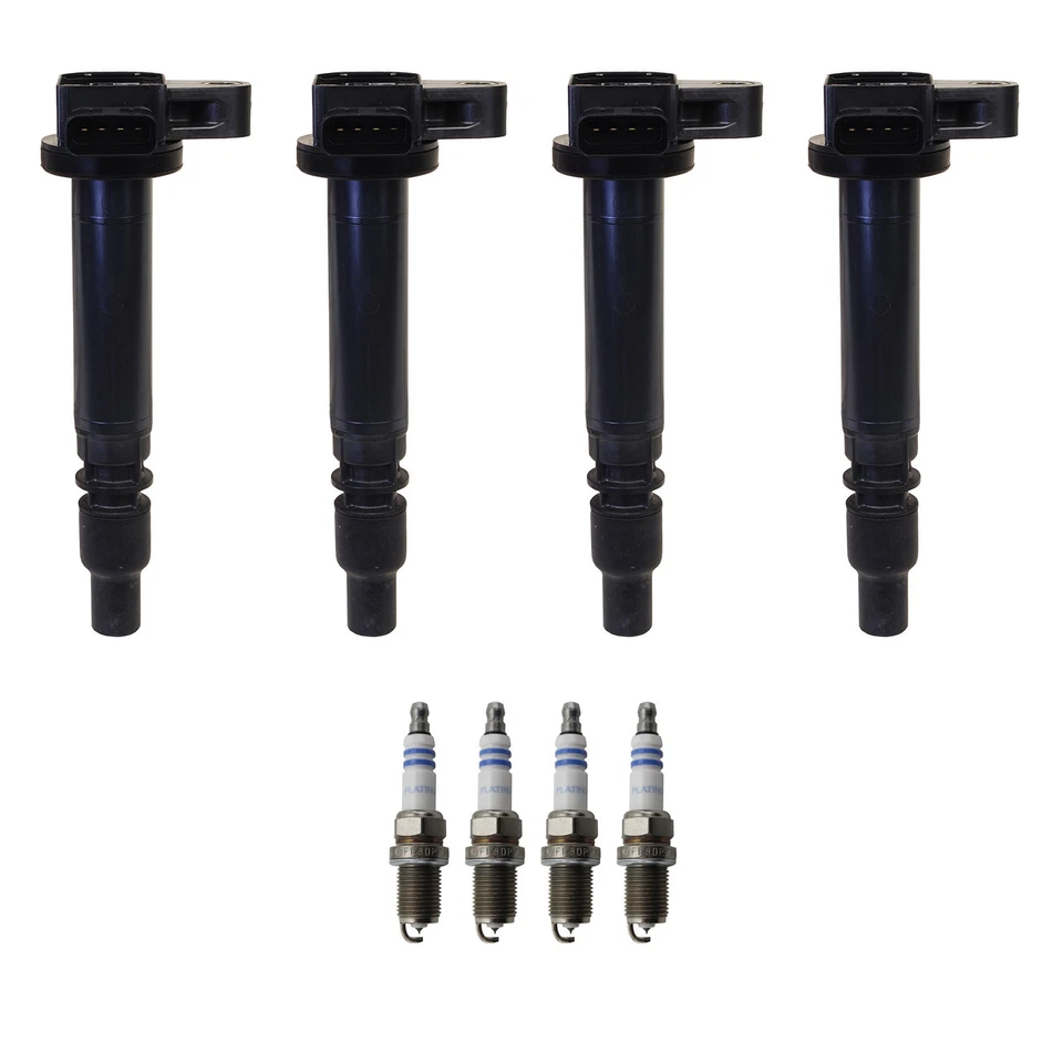 Kit de 4 bujías Denso bobina de encendido Bosch Platinum para Toyota Tacoma L4 Foto 1 de 1