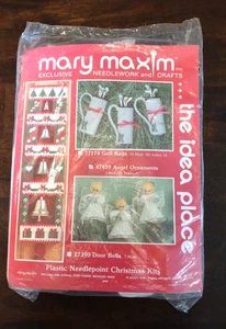 Mary Maxim VTG Angel ornaments Kit #47459 New old stock Unopened - Picture 1 of 7