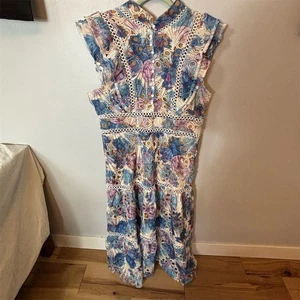 Dalia MacPhee Maxikleid Damen XL blau ärmellos Party/Cocktail - Bild 1 von 8
