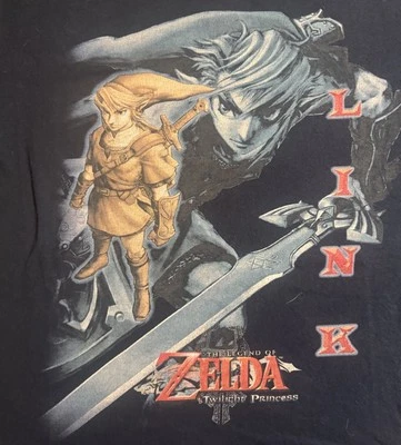 Camisa Link Vintage Legend of Zelda Ocarina Of Time Twilight Princess Nintendo Foto 1 de 4