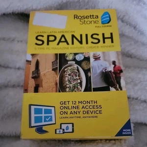 Rosetta Stone Spanish Full Course - Picture 1 of 2