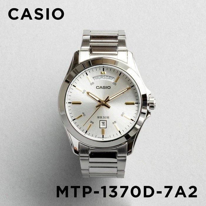Reloj Hombre CASIO MTP-1302D-7A2 Cuarzo Color Plata Analógico Sin Caja De Japón Foto 1 de 1
