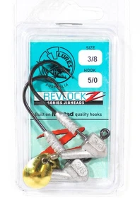 Tackle Tactics TT Revlockz HD Jig Head 3/8 oz 5/0 2/pack (9520) - Picture 1 of 6