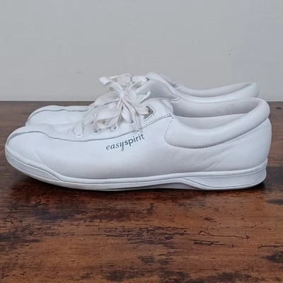 Zapatos para caminar Easy Spirit antigravedad de cuero blanco para mujer 9,5 B estrechos Foto 1 de 4