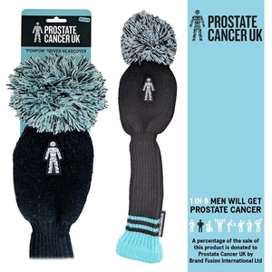 PomPom Golf Driver Headcover - Supports Prostate Cancer UK - Picture 1 of 1