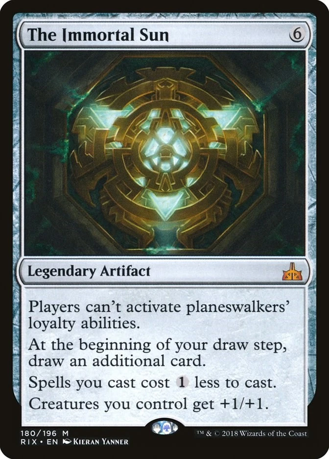 The Immortal Sun 180 LP Normal Rivals of Ixalan MTG EN - Image 1 of 1