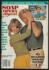 Soap Opera Digest August 22, 1989 Steve Kayla DOOL Darlene Conley Marcy Walker - Foto 1 di 1
