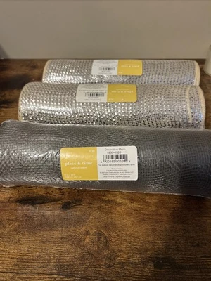 Lot Of 3 Decorative Mesh 10 x 30 Place And Time Multi Colors - Image 1 of 3