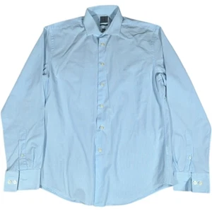 Calvin Klein Slim Fit Dress Shirt Blue Long Sleeve Men’s Size 16/41 Formal Work - Picture 1 of 9