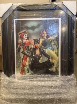 Impressão artística emoldurada Sideshow colecionáveis sirenes de Gotham City - Imagem 1 de 3