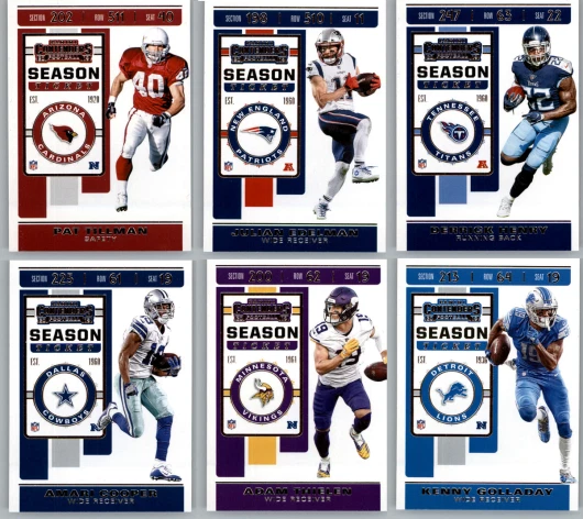 2019 Panini Contenders Football - Season Ticket Set - Choose From Card #'s 1-100 - Image 1 of 1
