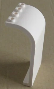 LEGO - Panel 3 x 4 x 6 Parte superior curva, blanco #2571 - Imagen 1 de 1