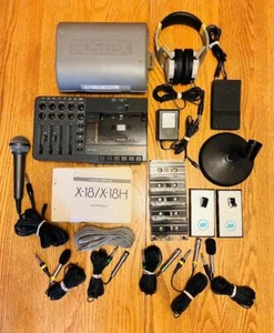 Fostex X-18H Multitracker Parts/Repair Microphones Headphones Cables Foot Switch - Picture 1 of 11