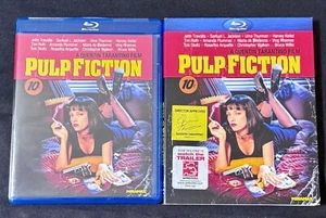 Pulp Fiction (Blu-ray Disc, 2011) SLIPCOVER Quentin Tarantino RARE!!! - Foto 1 di 4