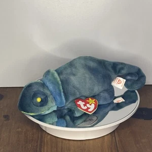 Ty Beanie Baby 1997 Rainbow The Chameleon - NM With Tags - Picture 1 of 2