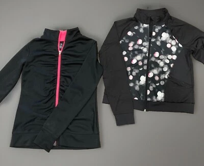 Champion Avia Lote De Dos Chaquetas Cremallera Frontal Atléticas Negras Talla Niñas XL Foto 1 de 4
