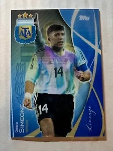 2024 Topps Lineage Argentina lenticolare Diego Simeone Enzo Fernandez quantità - Foto 1 di 3
