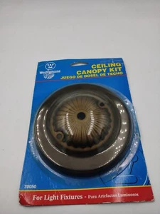Westinghouse 70054 Kit tettoia soffitto lampade finitura peltro nuovo scatola aperta - Foto 1 di 16