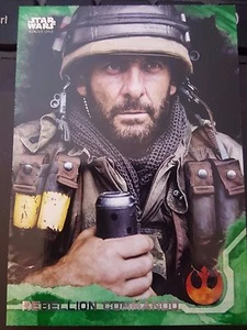 2016 Topps Star Wars Rogue One #75 Rebellion Commando verde - Imagen 1 de 1