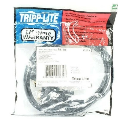 NEW TRIPP-LITE P454-006 CABLE P454006, 6FT, 9-POS.  - Image 1 of 4
