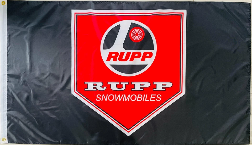 RUPP SNOWMOBILES 3x5ft FLAG BANNER MAN CAVE GARAGE - Image 1 of 1