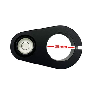 Flaconcino di metallo con supporto adattabile diametro 25 mm GPS palo livello bolla palo rilievo - Foto 1 di 6