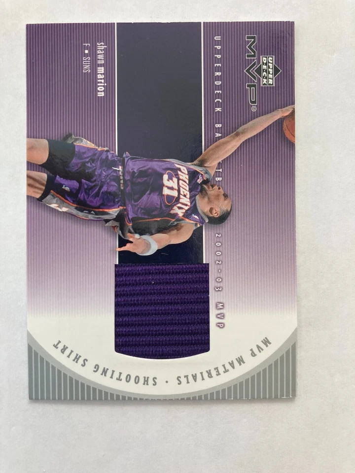 2002-03 Upper Deck MVP Materials Shooting Shirt Singles U Pick - Image 1 of 1