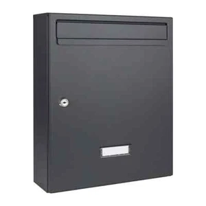 Außenwand Postkasten W5 verzinkter Stahl pulverbeschichtet A4 Format - Bild 1 von 13
