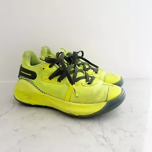 Under Armour Neon Sneakers Size 12 - Picture 1 of 6