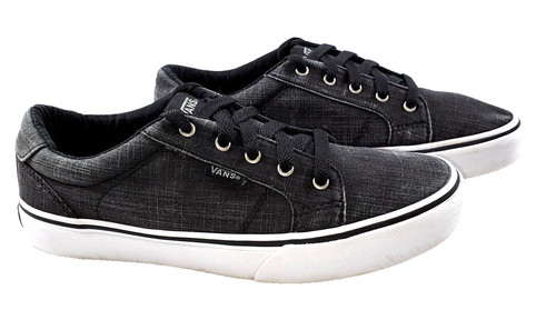 Scarpe da skate Vans Off The Wall ~ Youth US taglia 5 ~ grigie basse stringate #721454 ~ usate in ottime condizioni