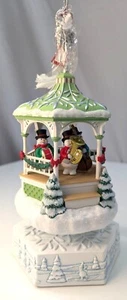 Hallmark 2020 Snowman Band Keepsake Club Ornament,Display Stand, Penguin & Hooks - Picture 1 of 9