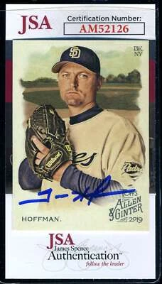 Trevor Hoffman JSA Coa Signed 2019 Topps Allen and Ginter Autograph - Image 1 of 2