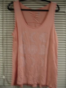Top yoga donna XL Gaiam Studio to Street Easy Fit nuovo con etichette rosa dolce luna crescente - Foto 1 di 11