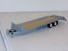 Dcp/Greenlight Custom Gray Tandem Axle Tag Trailer W/Working Ramps 1/64....