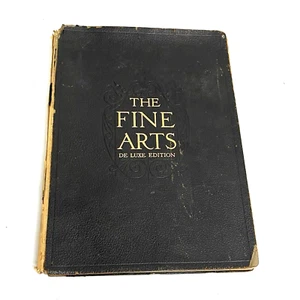 The Fine Arts Deluxe Edition Vintage Leather Art Book 1907- Edmund Buckley  Fair - Picture 1 of 15