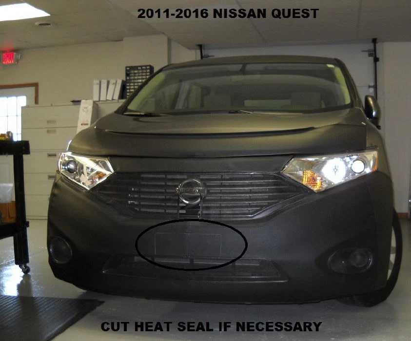 Lebra Front End Mask Cover Bra Fits 2011-2017 Nissan Quest - Image 1 of 2