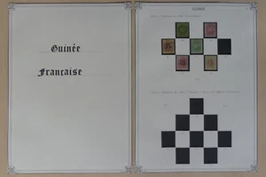 GUINEE FRENCH GUINEA 1904/1943, 153 STAMPS + BLOCK - Picture 1 of 7