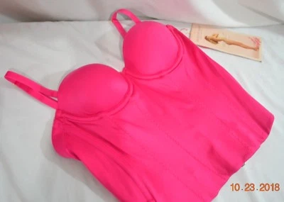 Бюстье Victorias Secret BACK OFF BABY пуш-ап формирующее ЯРКО-РОЗОВОЕ с низкой спинкой новое с ценниками 36A - Изображение 1 из 3