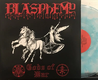 Blasphemy - Gods Of War LP 2023 Nuclear War Now! - ANTI-GOTH 399 [Limited Blue] - Image 1 of 4