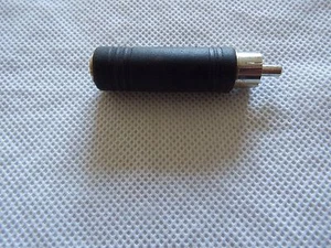 Adaptador de enchufe mono de 6,3 mm a enchufe fono RCA  - Imagen 1 de 2