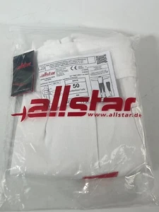 NUEVO Pantalones cortos de esgrima Allstar Startex FIE para mujer nivel 2 diestro 9001D 50 blancos - Imagen 1 de 2