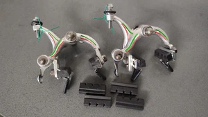 CAMPAGNOLO SUPER RECORD - Road Brake Calipers 70s-80s + 4 Pads - Pinze Freno - Foto 1 di 16