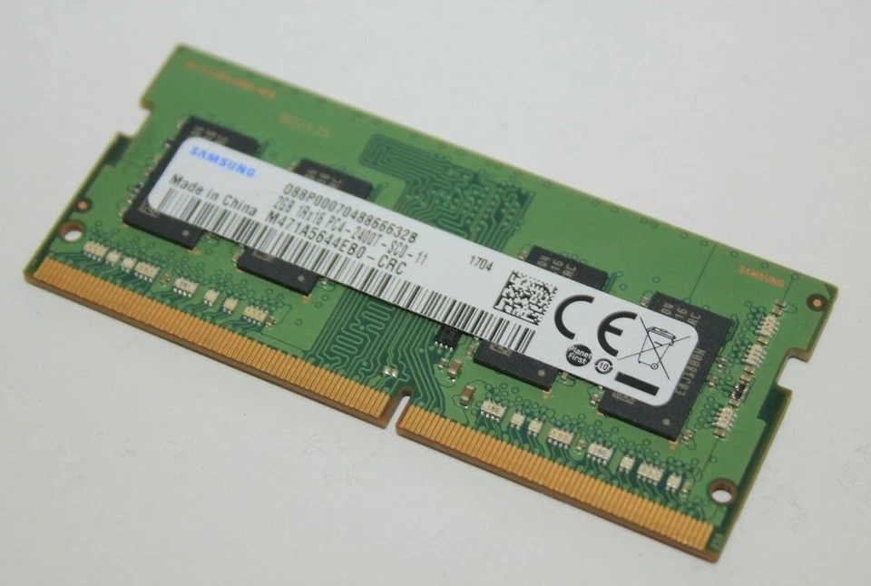 SAMSUNG 2GB DDR4 1Rx16 PC4-2400T Laptop Memory Ram M471A5644EB0-CRC - Image 1 of 1